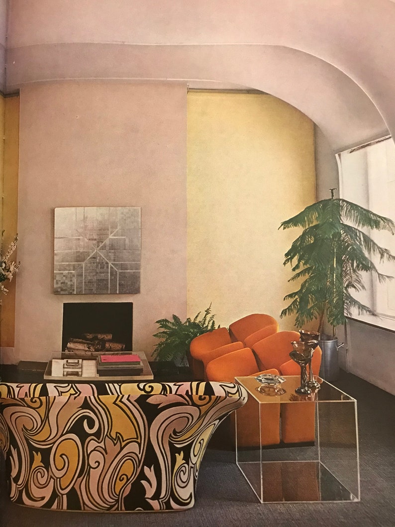 Modern Furniture and Decoration Robert Harling 1971 HUGE Space Etsy