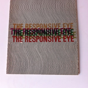 The Responsive Eye William Seitz 1965 MoMA exhibit catalog OP Art Space Age Mod design book