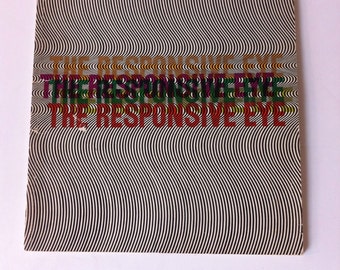 El ojo sensible William Seitz Catálogo de la exposición del MoMA de 1965 Libro de diseño OP Art Space Age Mod