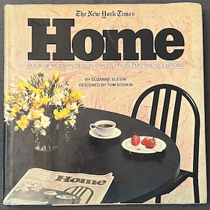 New York Times Home Book of Modern Design Styles Suzanne Slesin 1982 Interior Design book