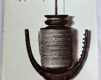 Arte y técnicas de hilado a mano, libro de diseño de arte textil de tejido vintage de Allen Fannin de 1970