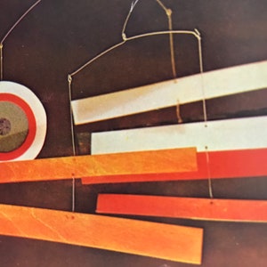 Making Mobiles Anne & Christopher Moorey MID CENTURY MODERN mobile design 1969 vintage book