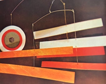 Making Mobiles Anne & Christopher Moorey MID CENTURY MODERN mobile design 1969 vintage book