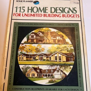 115 Home Designs For Unlimited Building Budgets Book vintage huis 1986 1986