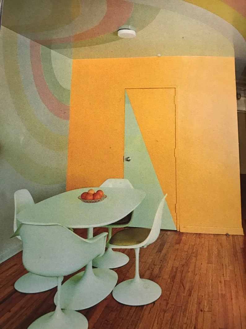 Underground Interiors Norma Skurka mid century design book 1972 SPACE AGE MOD image 7