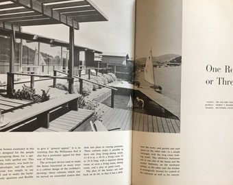 1961年現代住宅図鑑：ミッドセンチュリーモダン建築 - Etsy 日本