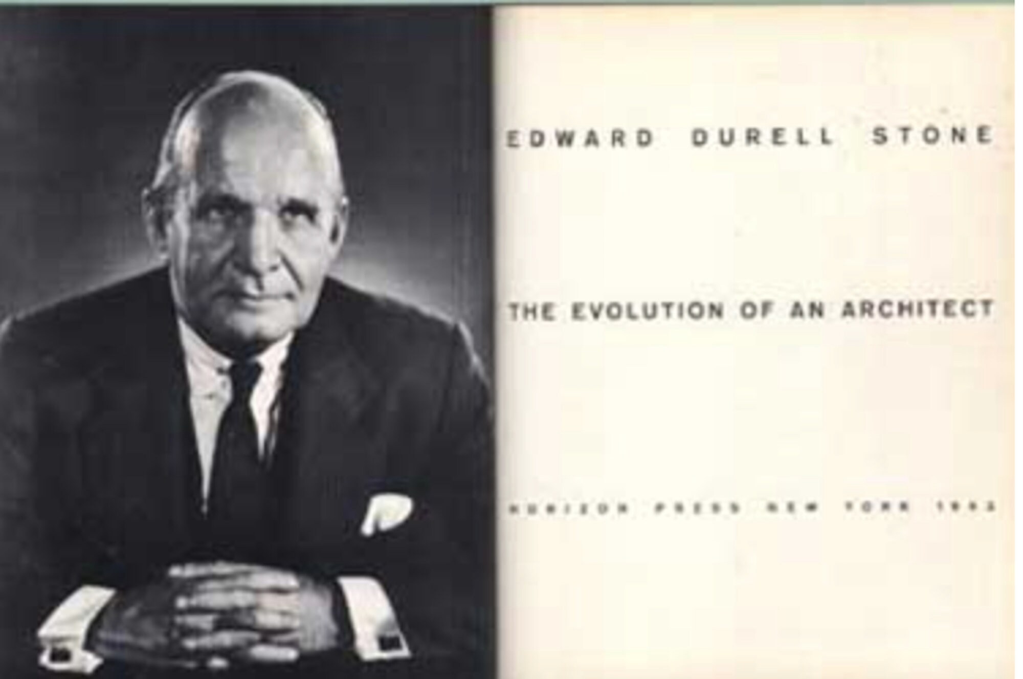 The Evolution of an Architect Edward Durell Stone 1962 mid Etsy