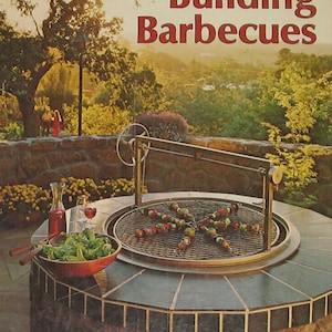 Sunset Ideas For Building Barbecues 1971 Mid Century Modern BBQ barbecue design plans book