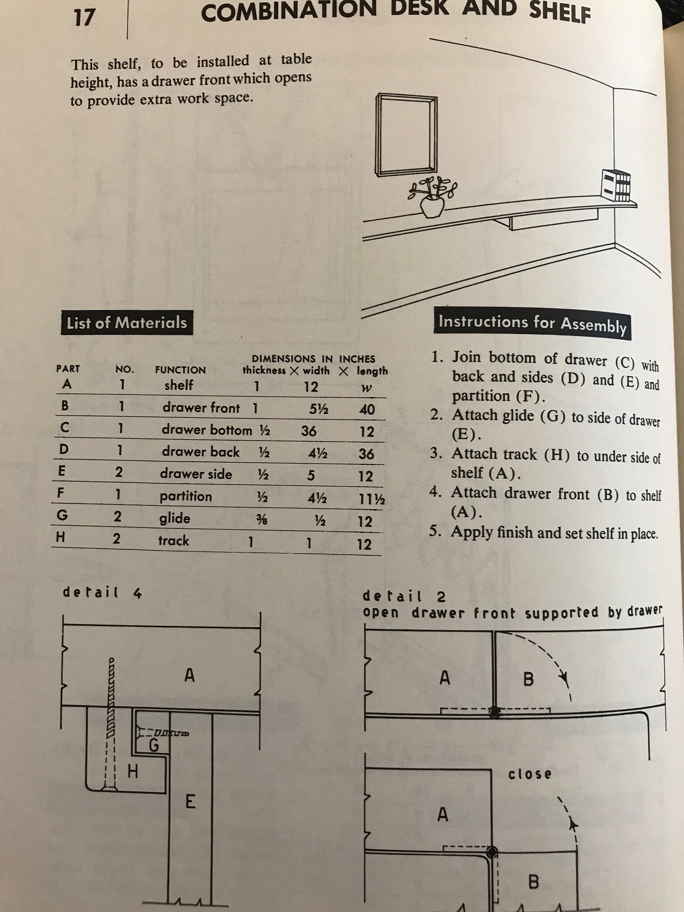 How to Make Builtin Furniture Mario Dal Fabbro Second Edition Etsy