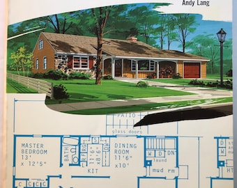 101 Select Dream Houses Andy Lang MID CENTURY MODERN house plans 1972