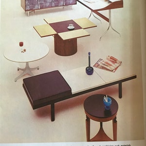 Cabinetmaking and Millwork John Feirer 1970 MID CENTURY MODERN furniture design plans vintage book