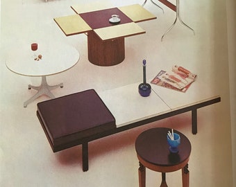 Cabinetmaking and Millwork John Feirer 1970 MID CENTURY MODERN furniture design plans