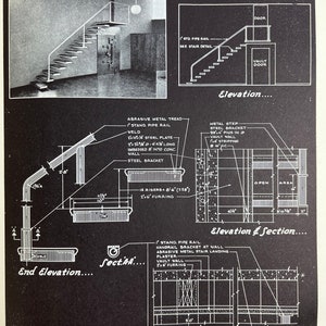 DETAILS VAN DE HUISBOUW Nelson Burbank 1959 midden van de eeuw moderne woningontwerpplannen boek