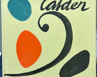 1969 Calder Mobile Design Book by Peter Bellew