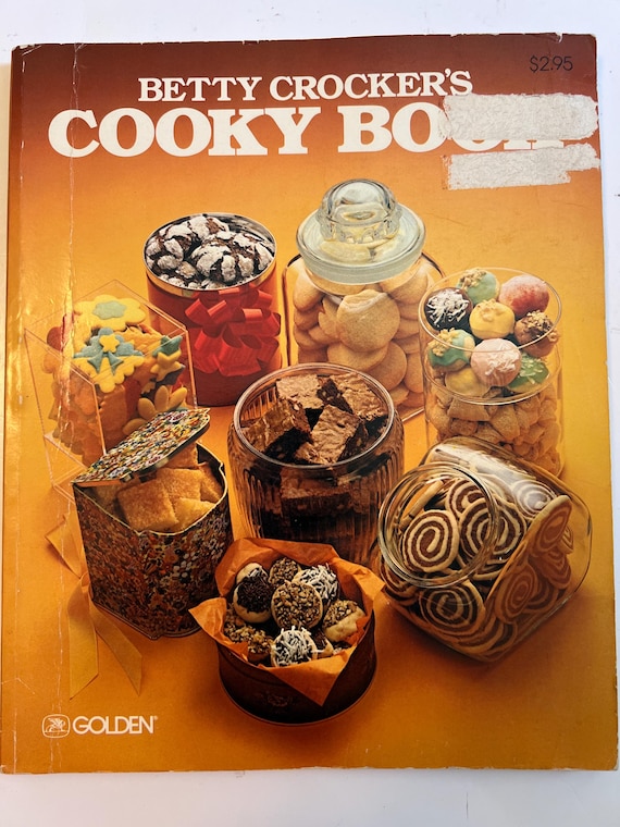 Betty Crocker's Cooky Book 1977 Vintage Cookie Cook Book Cookbook