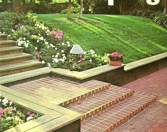 Sunset Ideas for Landscaping 1972 Mid Century Modern Landscape Design Vintage Book