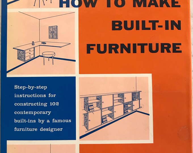 1955 How to Make Built in Furniture Mario Dal Fabbro MID Etsy