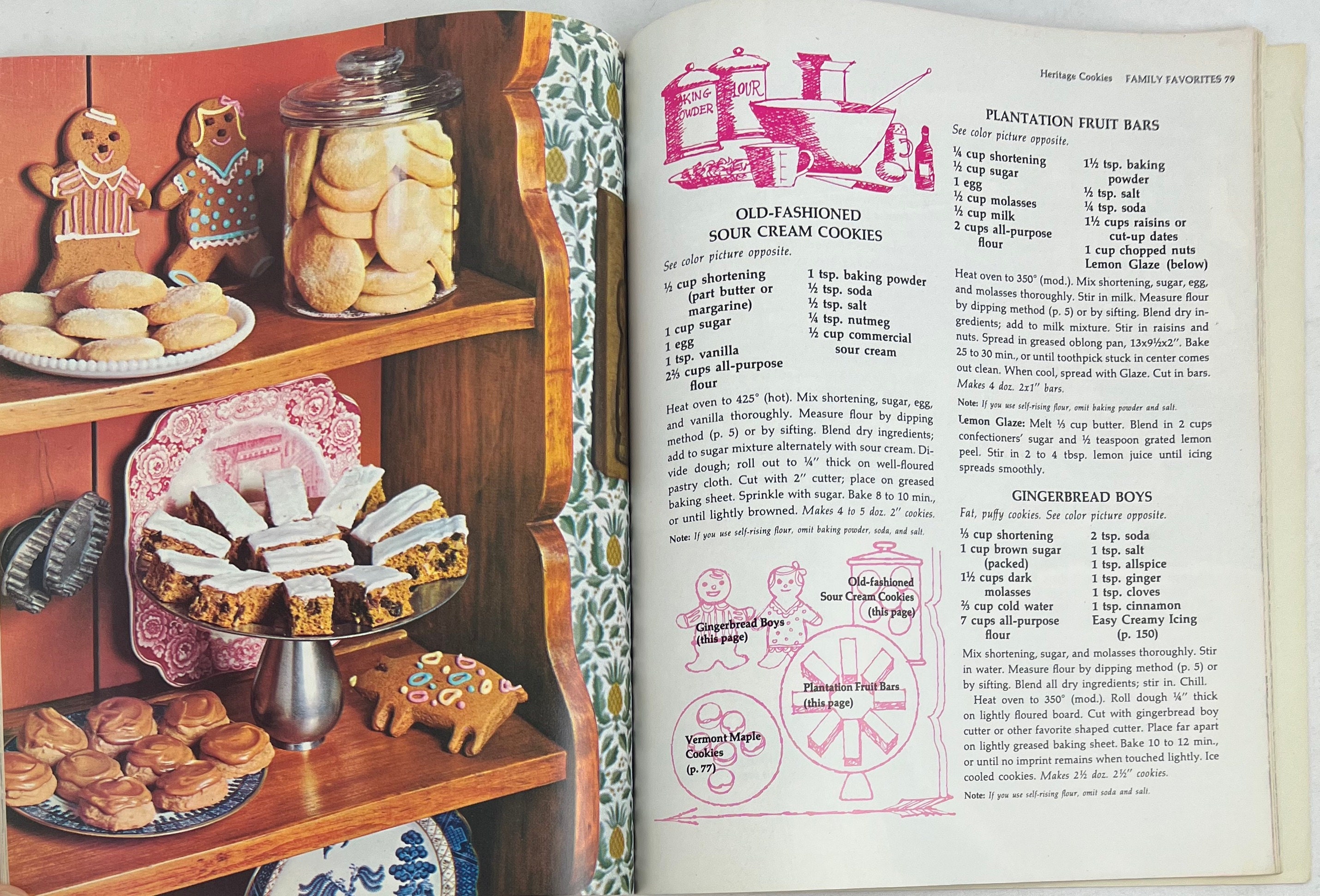 Betty Crocker's Cooky Book 1977 Vintage Cookie Cook Book Cookbook