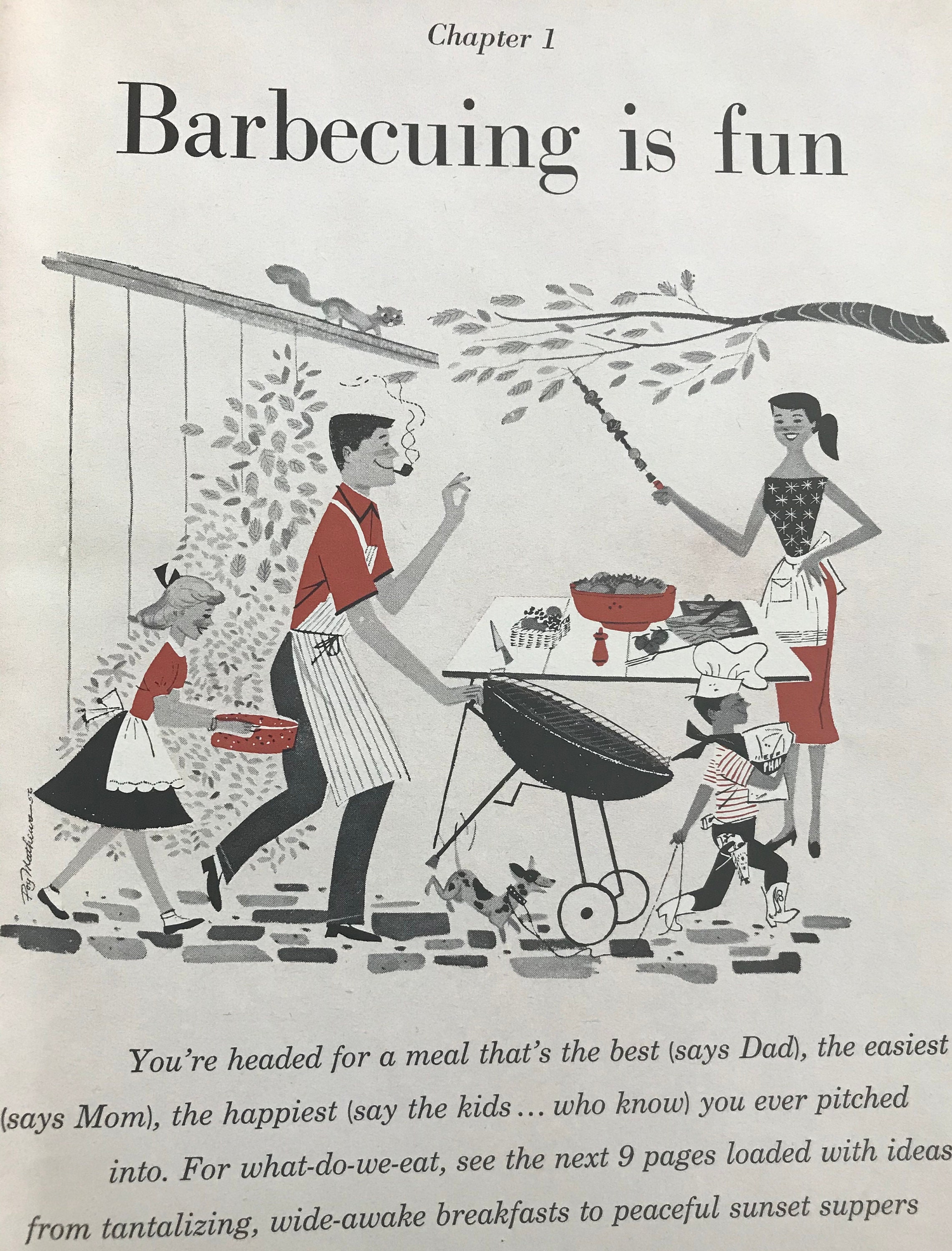 Barbecue Book by Better Homes & Gardens 1950s First Edition
