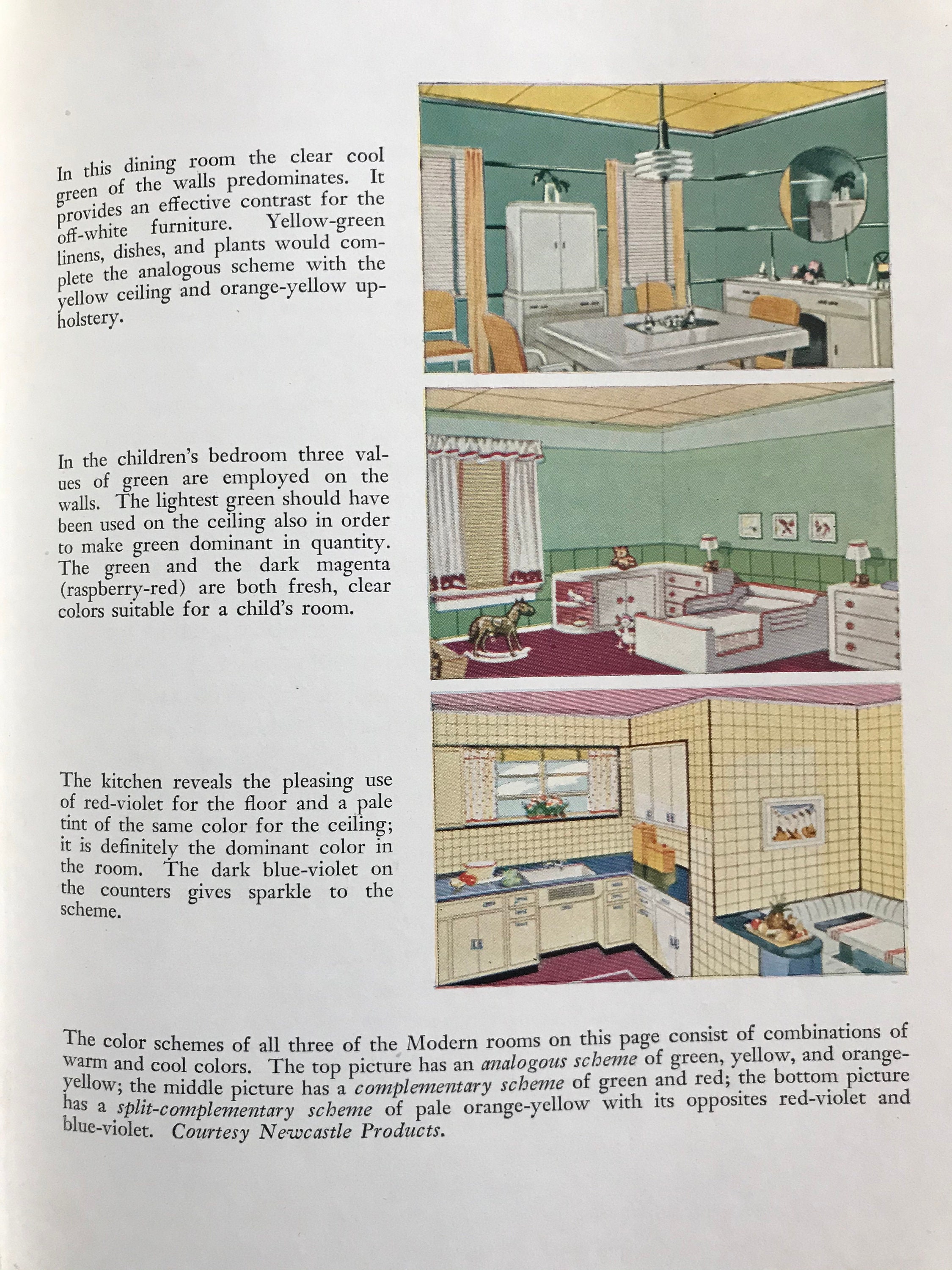 Home Furnishing Anna Hong Rutt 1948 MID CENTURY MODERN Interior Design ...