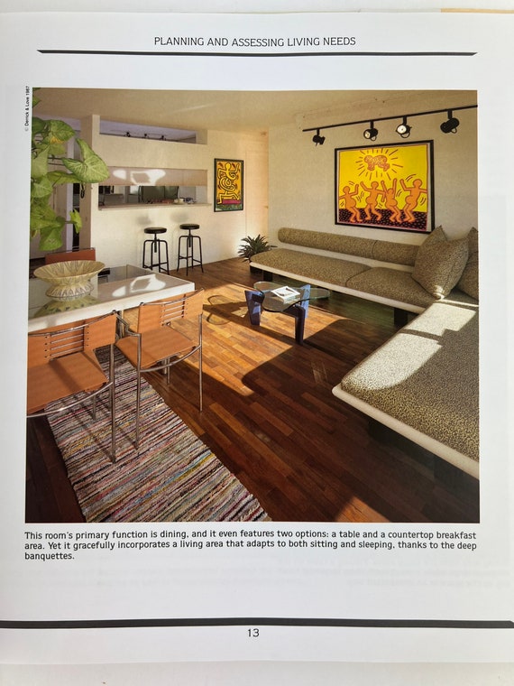 Very Small Living Spaces Beth Franks Vintage 80s Interior