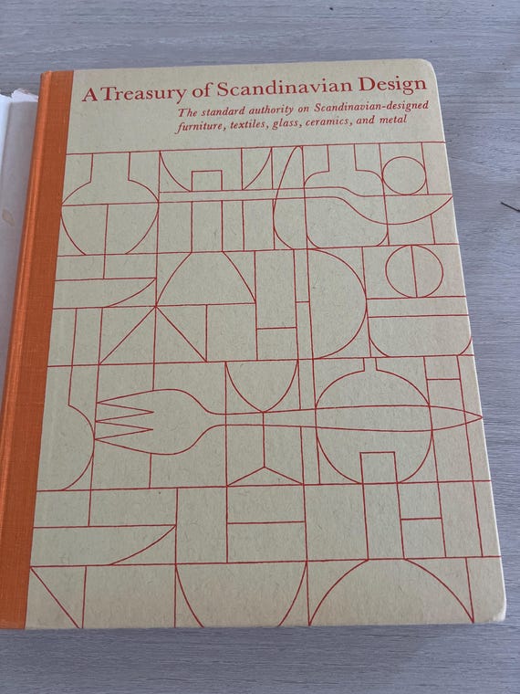 A Treasury of Scandinavian Design Eric Zahle 1961 Mid Century