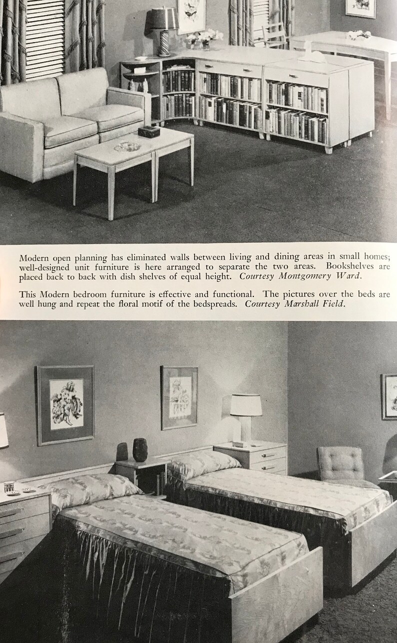 Home Furnishing Anna Hong Rutt 1948 MID CENTURY MODERN Interior Design ...