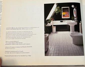 Complete Book of Home Design Mary Gilliatt 1989 Vintage 1980s