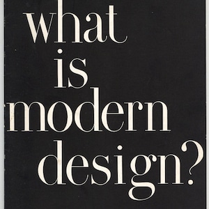 O que é Design Moderno? Edgar Kaufmann Jr Museum of Modern Design Nova York 1950 livro moderno de meados do século