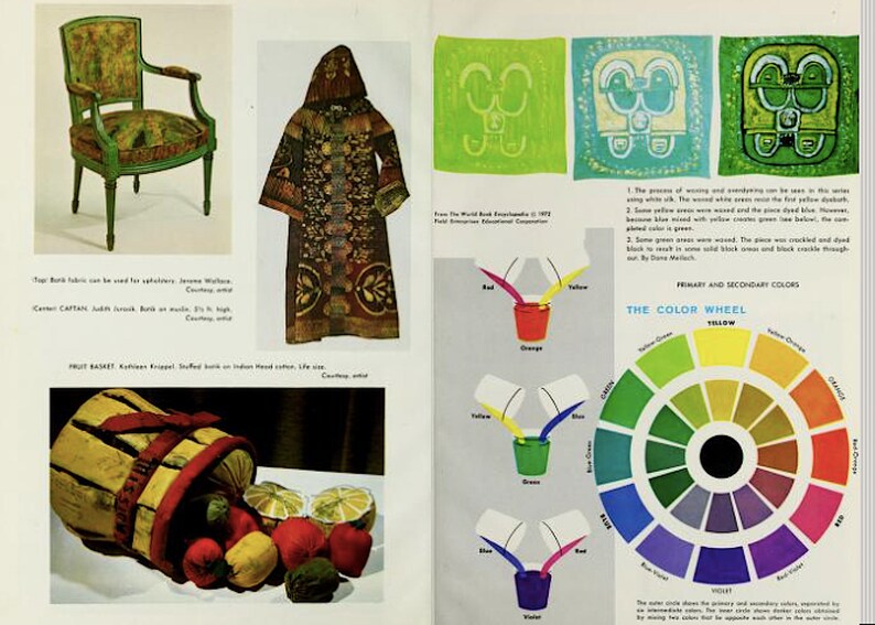 Contemporary Batik and Tie-Dye: Methods, Inspiration, Dyes Dona Z Meilach 1973 How To Art Design book image 8