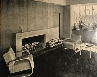 Design of Modern Interiors James Ford and Katherine Morrow Ford 1942 Mid Century Furniture Decorating book