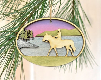 Horseback Riding Ornament