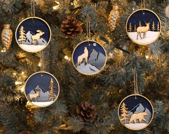 Woodland Ornament Set