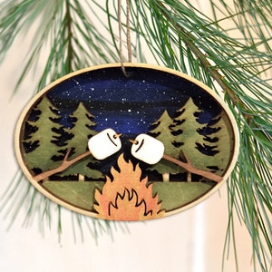 Campfire S’mores Ornament