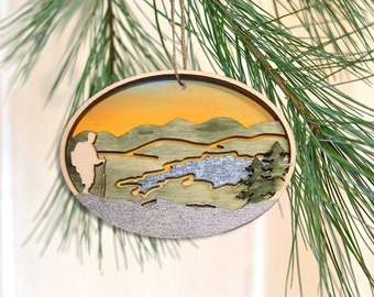 Hiking Ornament