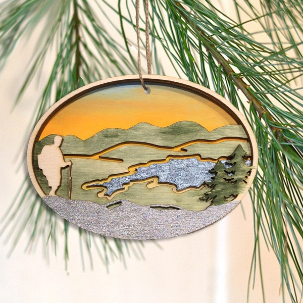 Hiking Ornament