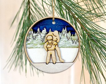 Learning to Ice Skate Ornament