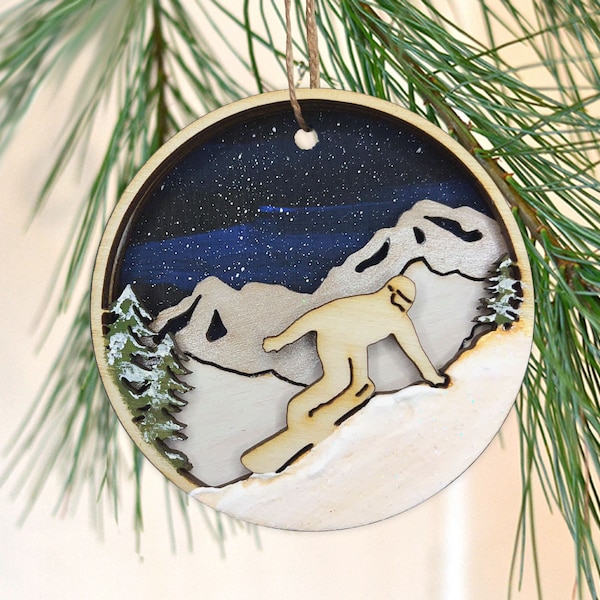 Snowboarder Ornament