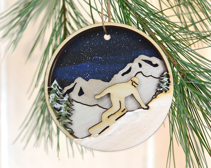 Snowboarder Ornament