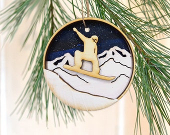 Snowboard Ornament