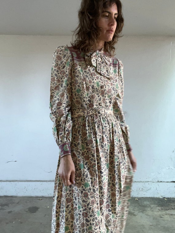 1970s English Lady Garden Dress - image 4