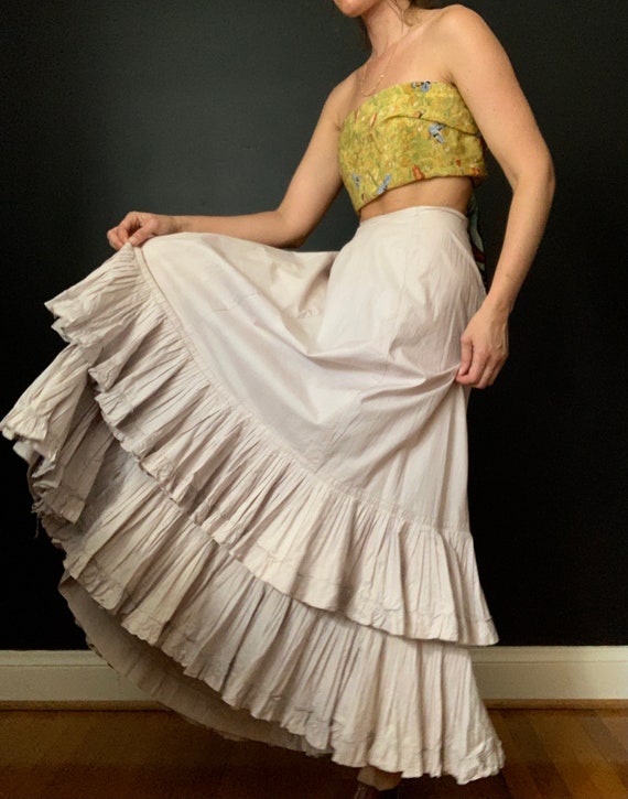 Edwardian Tiered Ruffles Petticoat