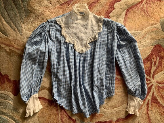 1900s Edwardian Farmhouse Blouse