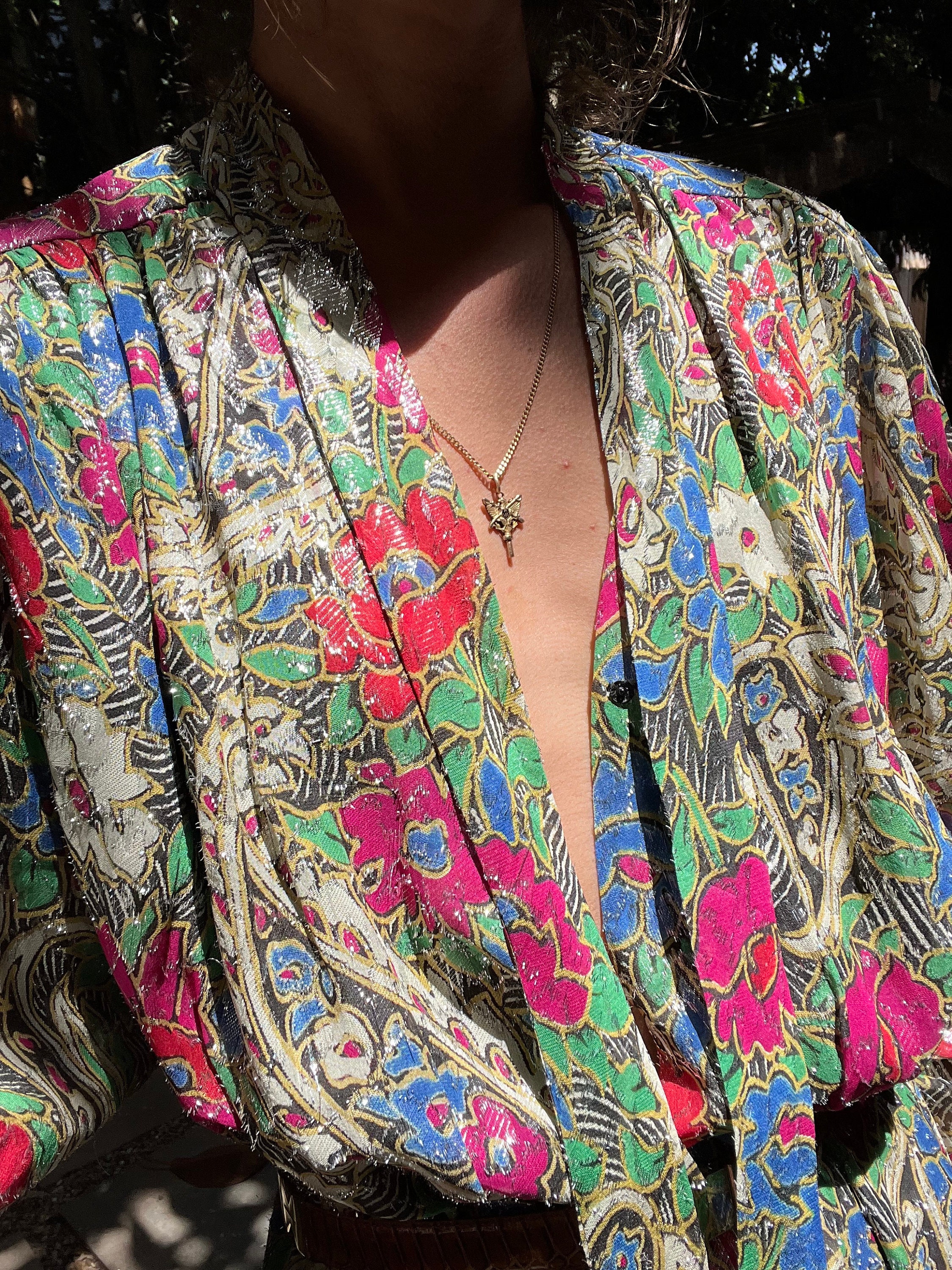 Isabel Marant Silk Lurex Multi-color Designer Dress - Etsy