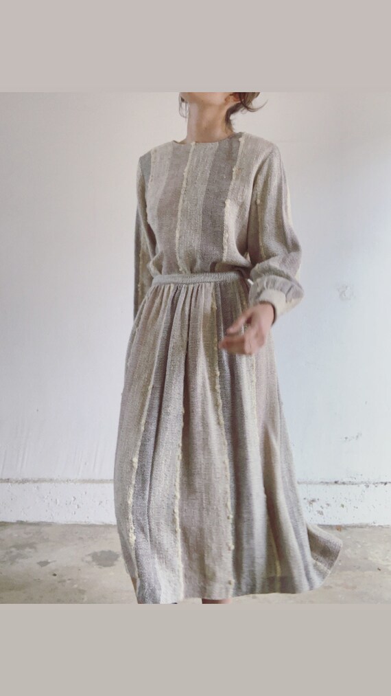 1970s Hand Knit Skirt Set