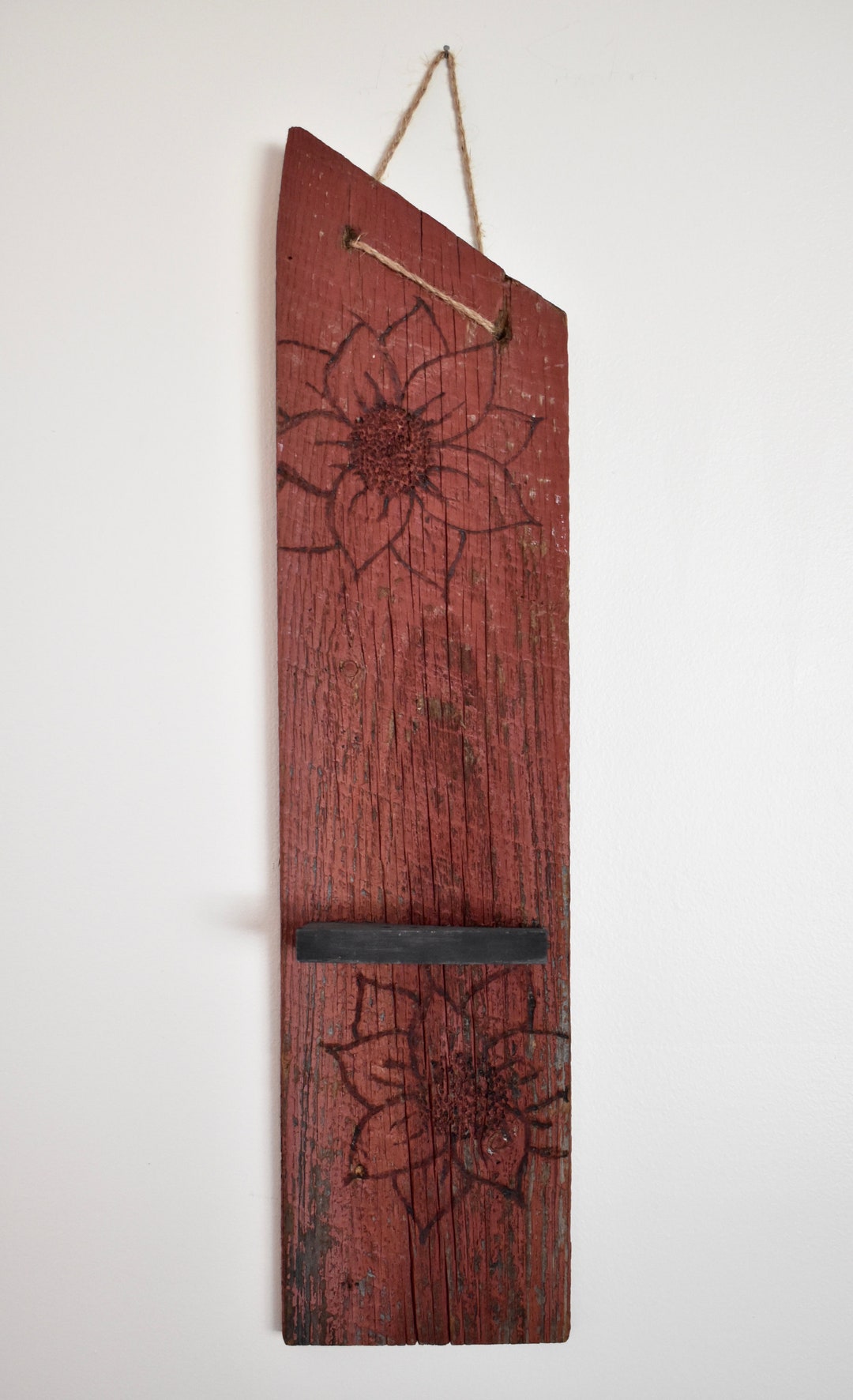 Barn Wood Wall Hanging, Country Decor, Rustic Wall Hanging, Vintage