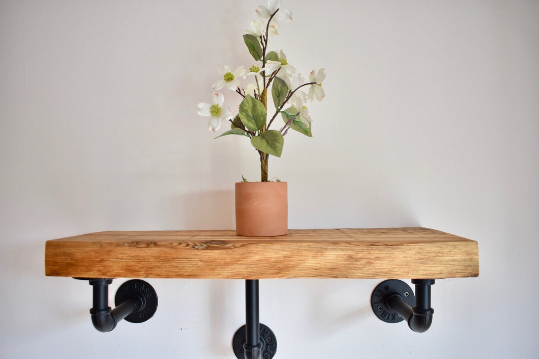 Rustic Reclaimed Floating Shelf | Wooden Shelf | Floating Shelves ...