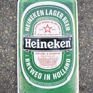 Vintage Style Heineken Lager Beer Metal Sign / man cave decor / Beer advertisement