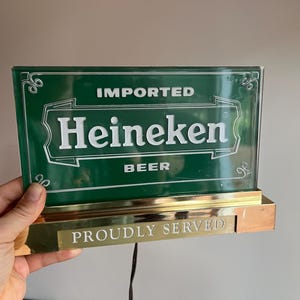 Heineken Light up Sign - Etsy