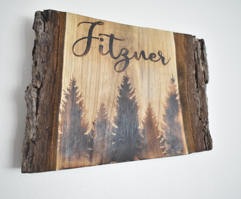 Personalized wood wall hanging, personalized wedding gift, Housewarming gift, wooden wall hanging, anniversary gift, rustic wall hanging image 5